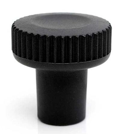 RS PRO Black Thermoplastic Thumbscrew Clamping Knob, M10, Threaded Mount [0]; 188-861