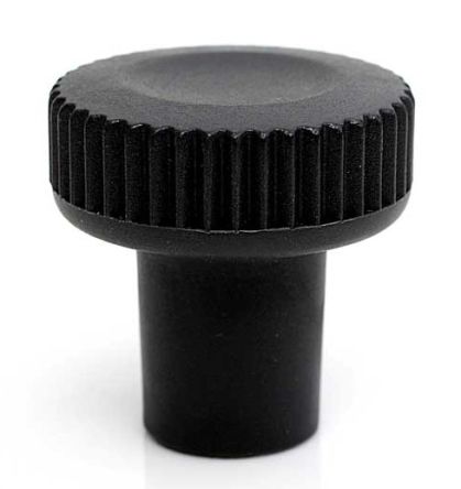RS PRO Black Thermoplastic Thumbscrew Clamping Knob, M8, Threaded Mount [0]; 188-862