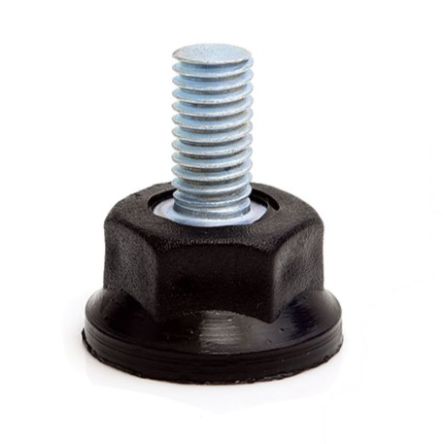 RS PRO M8 25mm Dia. Polypropylene Levelling Adjustable Foot [0]; 188-930