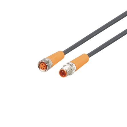 ifm electronic Straight Male 3 way M8 to Straight Female 3 way M8 Communication Cable, 2.5m [EVC700]; 188-960