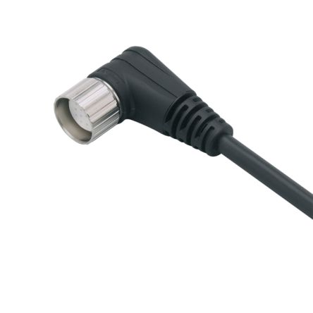 ifm electronic Right Angle Female 1 way M23 to Unterminated Actuator/Sensor Cable, 10m [E11740]; 189-104