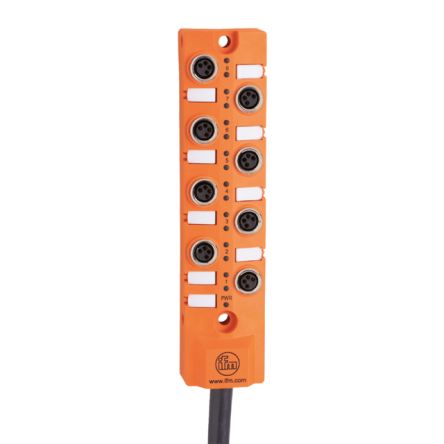 ifm electronic EBC Series Sensor Box, M8, 5m cable, 8 port [EBC056]; 189-142