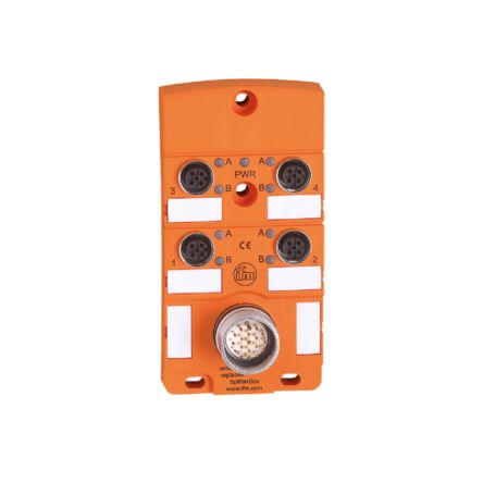 ifm electronic EBC Series Sensor Box, M12, 4 port [EBC004]; 189-199