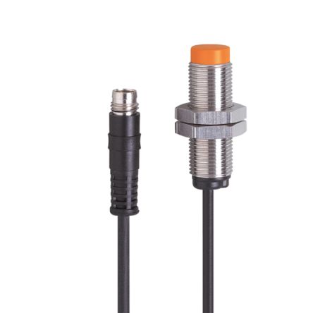 ifm electronic Inductive Threaded Barrel Proximity Sensor, M12, 5.5 mm Detection, PNP NO, 10 → 30 V dc [IF5913]; 189-270