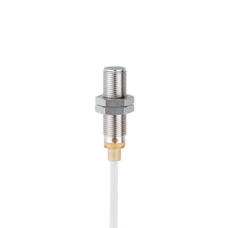 ifm electronic Inductive Threaded Barrel Proximity Sensor, M12, 4 mm Detection, PNP NO, 10 → 30 V dc [IFT261]; 189-309