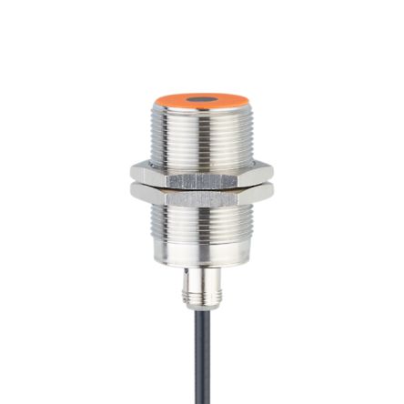 ifm electronic Inductive Threaded Barrel Proximity Sensor, M30, 10 mm Detection, PNP NO, 10 → 30 V dc [II7104]; 189-394
