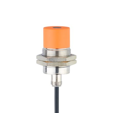 ifm electronic Inductive Threaded Barrel Proximity Sensor, M30, 15 mm Detection, NPN NO, 10 → 30 V dc [II7107]; 189-407