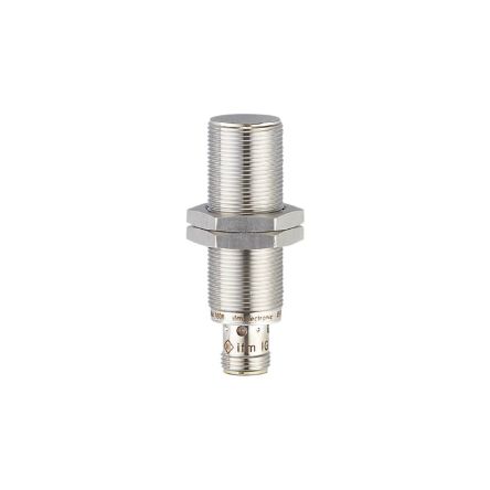 ifm electronic Inductive Rectangular Proximity Sensor, M18, 8 mm Detection, PNP NO, 10 → 30 V dc [IGC262]; 189-418