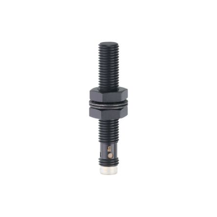 ifm electronic Inductive Threaded Barrel Proximity Sensor, M8, 2 mm Detection, PNP NO, 10 → 30 V dc [IE5375]; 189-439