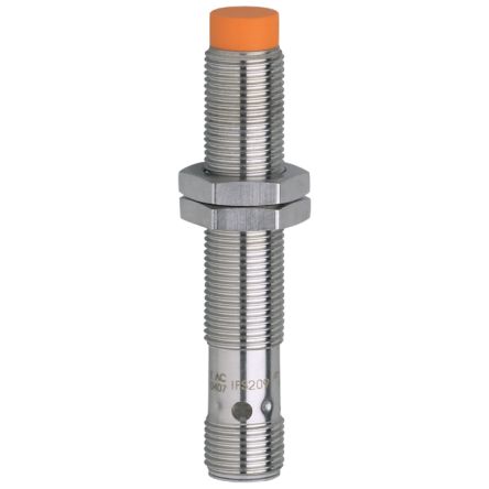 ifm electronic Inductive Threaded Barrel Proximity Sensor, M12, 4 mm Detection, PNP NO, 10 → 36 V dc [IFS217]; 189-474