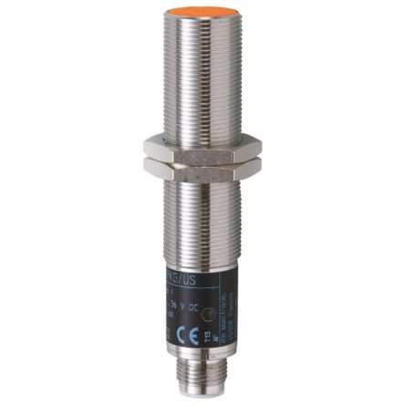 ifm electronic Inductive Threaded Barrel Proximity Sensor, M18, 5 mm Detection, PNP/NPN NO/NC, 10 → 36 V dc [IG6062]; 189-505