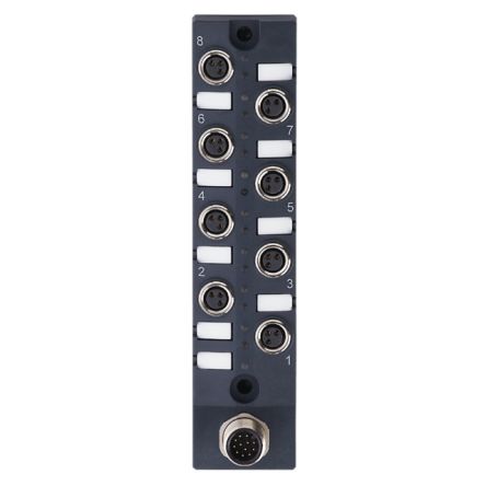 ifm electronic EBC Series Sensor Box, M8, 8 port [EBC045]; 189-539