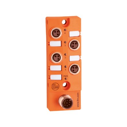 ifm electronic EBC Series Sensor Box, M8, 4 port [EBC060]; 189-543