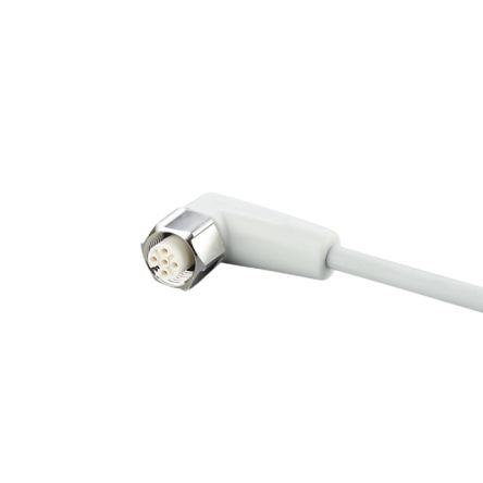 ifm electronic Right Angle Female 5 way M12 to Right Angle Female 5 way M12 Communication Cable, 25m [EVF015]; 189-678
