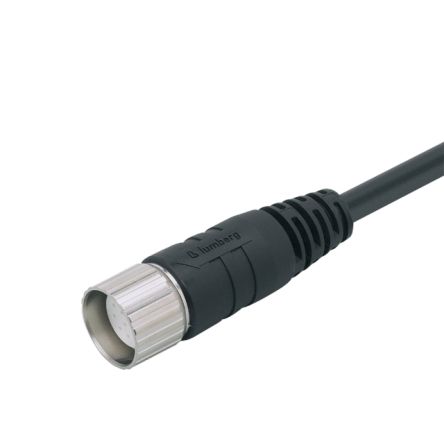 ifm electronic Straight Female 1 way M23 to Unterminated Actuator/Sensor Cable, 10m [E11743]; 189-846