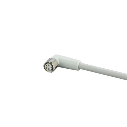 ifm electronic Right Angle Female 5 way M8 to Right Angle Female 5 way M8 Communication Cable, 2m [EVF138]; 189-854