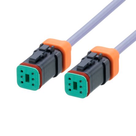 ifm electronic Straight Female 2 way Deutsch to Unterminated Actuator/Sensor Cable, 1m [E12556]; 189-902