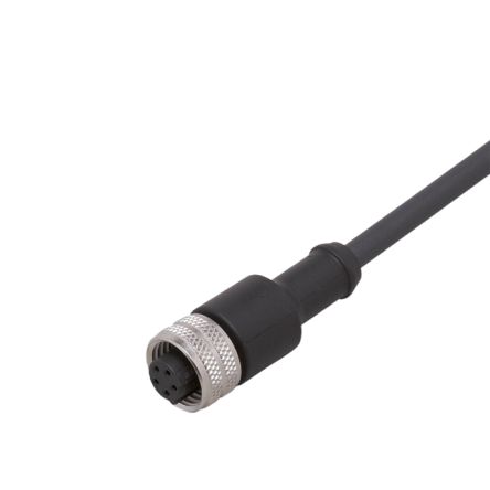 ifm electronic Straight Female 1 way 5 Pin Socket to Unterminated Actuator/Sensor Cable, 5m [E11250]; 189-943