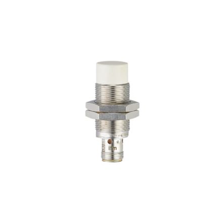 ifm electronic Inductive Threaded Barrel Proximity Sensor, M18, 8 mm Detection, PNP NO, 10 → 30 V dc [IGC227]; 190-073