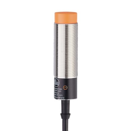 ifm electronic Inductive Threaded Barrel Proximity Sensor, 10 mm Detection, PNP NO, 10 → 36 V dc [IH7001]; 190-078