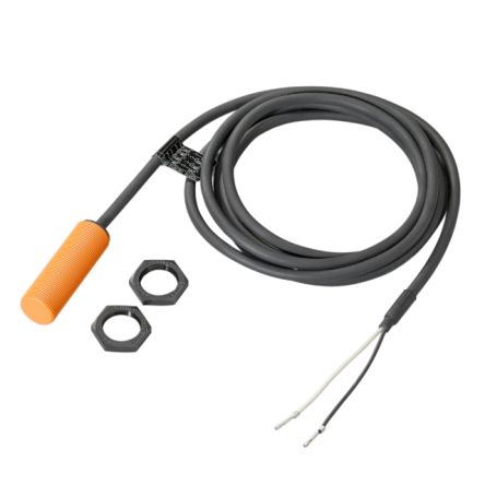 ifm electronic Inductive Threaded Barrel Proximity Sensor, M18, 8 mm Detection, 10 → 36 V dc [IG5933]; 190-084