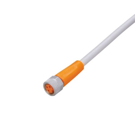 ifm electronic Straight Female 1 way M8 to Unterminated Sensor Actuator Cable, 5m [EVW069]; 190-090