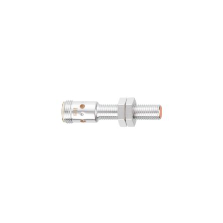 ifm electronic Inductive Threaded Barrel Proximity Sensor, M8, 1 mm Detection, PNP NC, 10 → 30 V dc [IE5091]; 190-196
