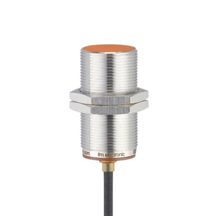 ifm electronic Inductive Threaded Barrel Proximity Sensor, M30, 15 mm Detection, PNP NO, 10 → 30 V dc [IIS238]; 190-234