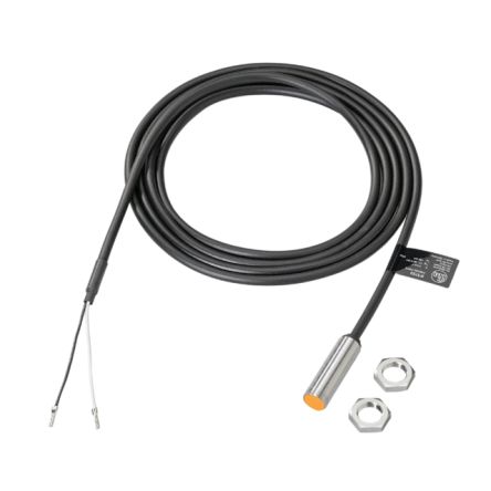 ifm electronic Inductive Threaded Barrel Proximity Sensor, M12, 2 mm Detection, PNP/NPN NO/NC, 10 → 30 V dc [IF5943]; 190-242