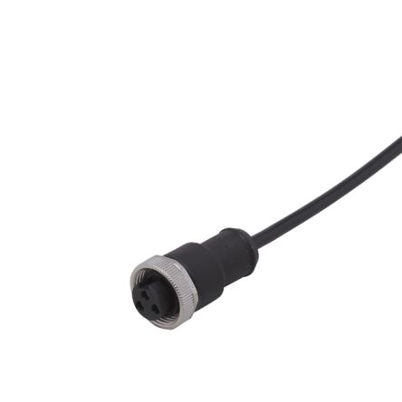 ifm electronic Straight Female 1 way 7/8 in Socket to Unterminated Actuator/Sensor Cable, 2m [E20430]; 190-362