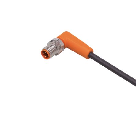 ifm electronic Right Angle Male 3 way M8 to Straight Female 3 way M12 Communication Cable, 2m [EVC345]; 190-450