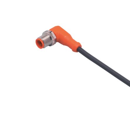 ifm electronic Right Angle Male 1 way M12 to Unterminated Actuator/Sensor Cable, 2m [EVC093]; 190-552