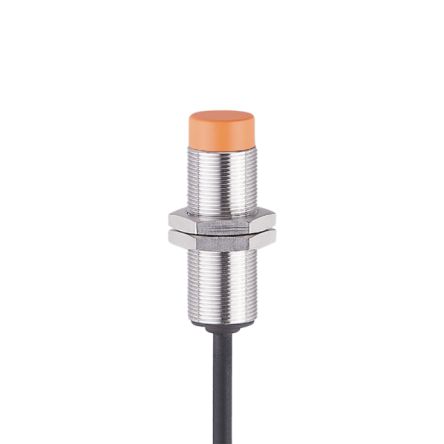 ifm electronic Inductive Threaded Barrel Proximity Sensor, M18, 0.8 → 8 mm Detection, 15 → 30 V dc [IG6108]; 190-619