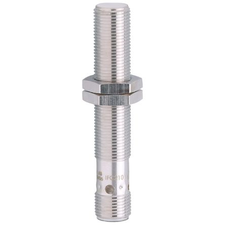ifm electronic Inductive Threaded Barrel Proximity Sensor, M12, 4 mm Detection, PNP NO, 10 → 30 V dc [IFC276]; 190-621