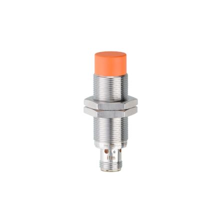ifm electronic Inductive Threaded Barrel Proximity Sensor, M18, 2.4 → 12.1 mm Detection, PNP/NPN NO/NC, 10 [IG6215]; 190-668