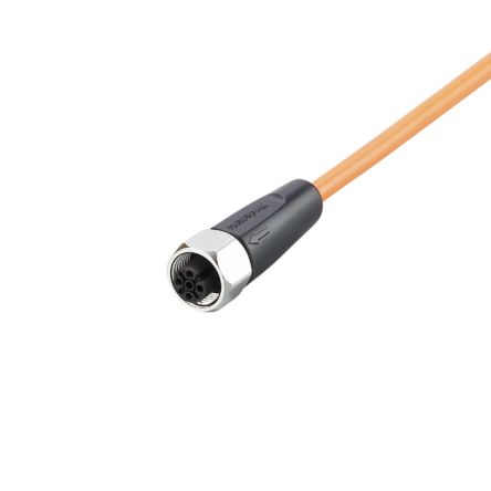 ifm electronic Straight Female 1 way M12 to Unterminated Sensor Actuator Cable, 25m [EVT464]; 190-736