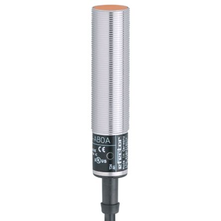 ifm electronic Inductive Threaded Barrel Proximity Sensor, M18, 5 mm Detection, 2-Wire NC, 20 → 250 V ac/dc, 20 [IG0327]; 190-755