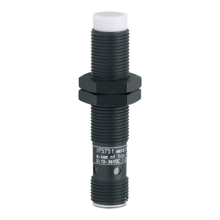 ifm electronic Inductive Threaded Barrel Proximity Sensor, M12, 4 mm Detection, PNP NO, 10 → 36 V dc [IF5751]; 190-783