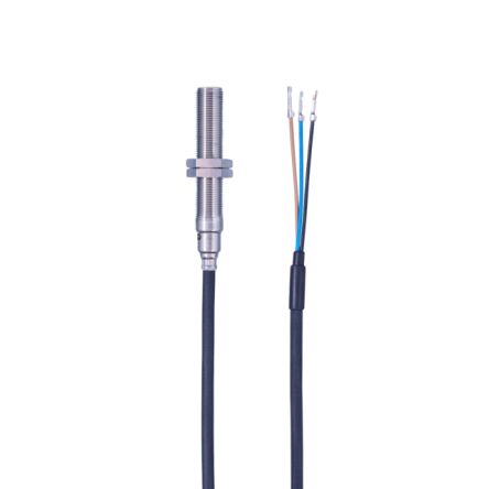 ifm electronic Inductive Threaded Barrel Proximity Sensor, M12, 4 mm Detection, NPN NO, 10 → 36 V dc [IFM220]; 190-786