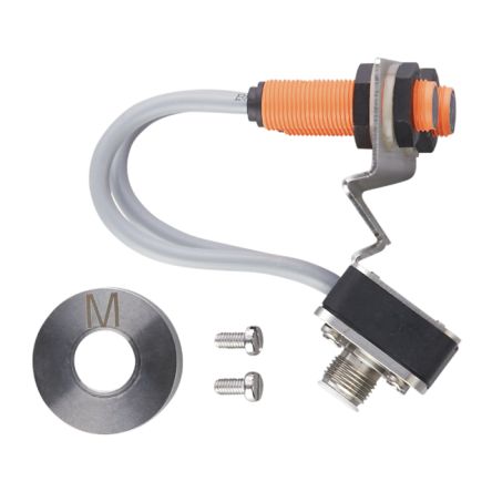 ifm electronic Inductive Threaded Barrel Proximity Sensor, M12, PNP/NPN NO, 10 → 36 V dc [IF7003]; 190-845