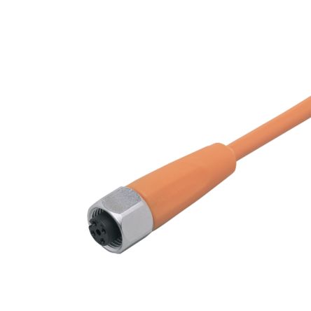 ifm electronic Straight Female 1 way M12 to Unterminated Sensor Actuator Cable, 25m [EVT012]; 191-090