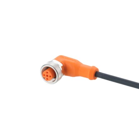 ifm electronic Right Angle Female 1 way M12 to Unterminated Sensor Actuator Cable, 25m [EVC088]; 191-366
