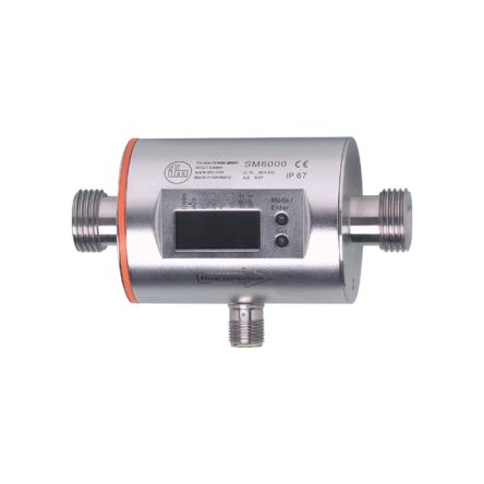 ifm electronic SM Series Magnetic Inductive Flow Meter Flow Sensor for Liquid, 0.4 l/min Min, 25 L/min Max [SM6004]; 191-464