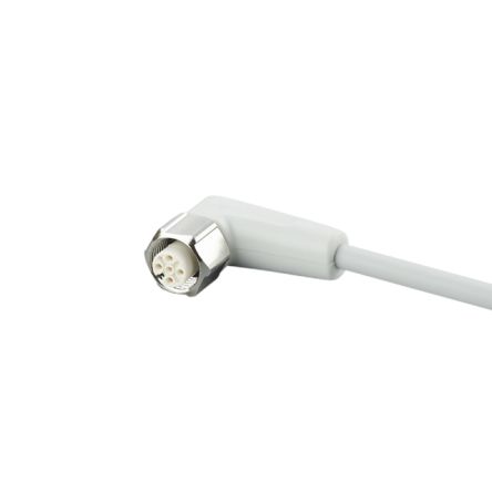 ifm electronic Right Angle Female 1 way M12 to Unterminated Sensor Actuator Cable, 10m [EVF005]; 191-501