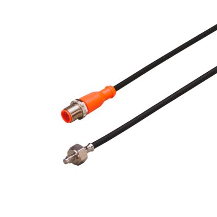 ifm electronic PT100 RTD Sensor, M12, ±0.15 % +90°C Max [TS2689]; 191-552