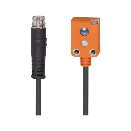 ifm electronic Retroreflective Photoelectric Sensor, Square Sensor, 0.03 → 1 m Detection Range [O7P200]; 191-605