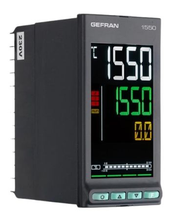Gefran 1550 PID Temperature Controller, 48 x 96 x 80mm 1 Input Analogue, 24 V Supply Voltage PID Controller, [1550-R-RR0-00000-1-G]; 192-568