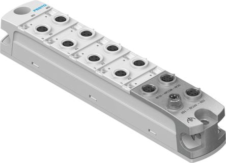 Festo CPX-AP-I Series Input Module for Use with Valve Terminals, Digital, 24 V dc [CPX-AP-I-8DI-M8-3P]; 193-557