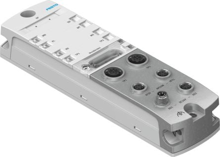 Festo CPX-AP-I Series Fieldbus Interface Module for Use with Valve Terminals, 24 V dc [CPX-AP-I-EP-M12]; 193-563