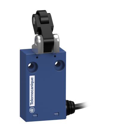 Telemecanique Sensors XCMH Series Roller Lever Plunger Limit Switch, 1NC/1NO, IP66, IP67, 2P, Plastic Housing, 240V ac [XCMH2121L1R0]; 194-115